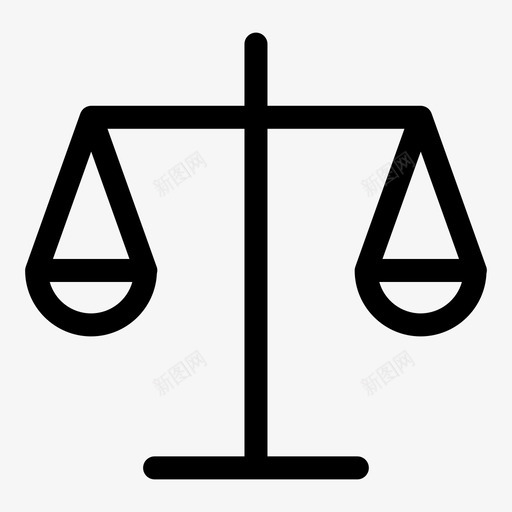 平衡公平判断图标svg_新图网 https://ixintu.com 体重秤 公平 判断 天秤座 平衡 秤