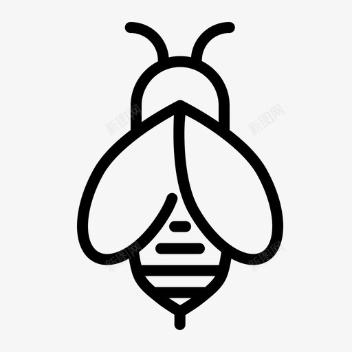 蜜蜂养蜂昆虫图标svg_新图网 https://ixintu.com 养蜂 昆虫 春天 蜜蜂