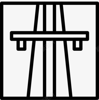 高速公路标志交通图标图标