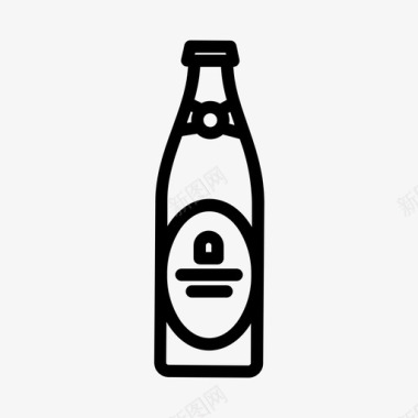 啤酒酒酒瓶图标图标