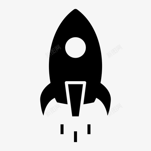 火箭导弹外太空图标svg_新图网 https://ixintu.com 外太空 太空火箭 宇宙飞船 导弹 火箭