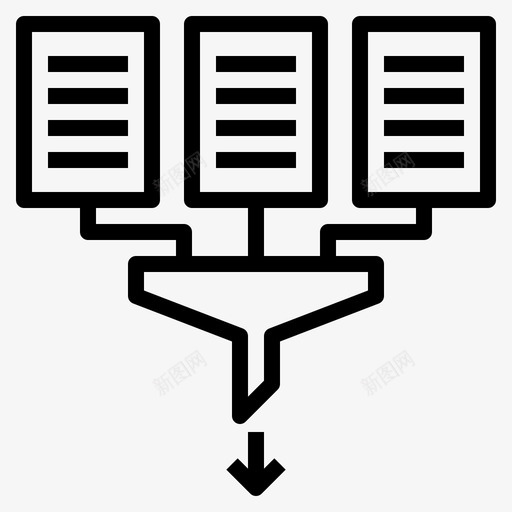 分析业务数据图标svg_新图网 https://ixintu.com 业务 业务基础2 分析 报告 摘要 数据