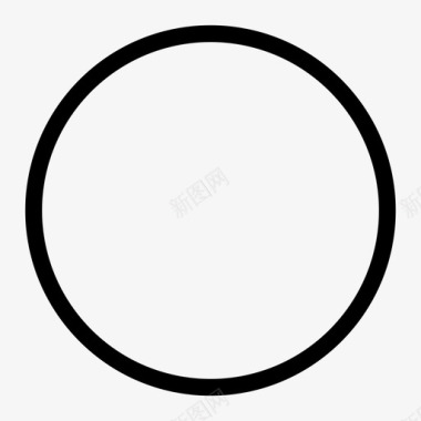 圆几何形状图标图标