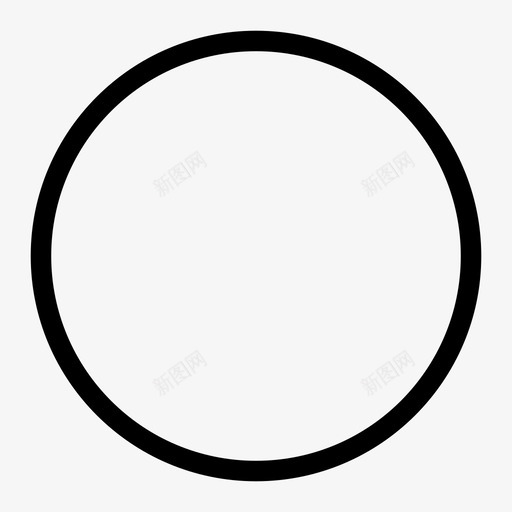 圆几何形状图标svg_新图网 https://ixintu.com 几何 圆 形状