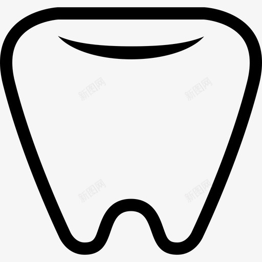 牙齿龋齿蛀牙图标svg_新图网 https://ixintu.com 医院 牙医 牙齿 磨牙 蛀牙 龋齿