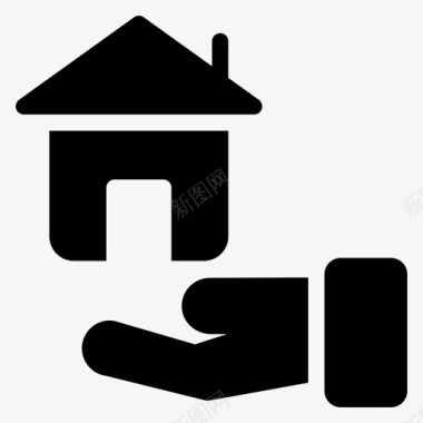 住宅建筑房地产图标图标