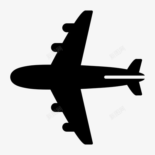 飞机机场飞行器图标svg_新图网 https://ixintu.com 机场 飞机 飞行器