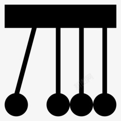牛顿球牛顿平衡摇篮图标高清图片