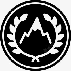登山运动员滑雪运动员奖cragsman登山运动员图标高清图片