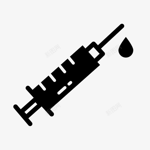 注射器药品注射图标svg_新图网 https://ixintu.com 医疗 注射 注射器 疫苗接种 药品
