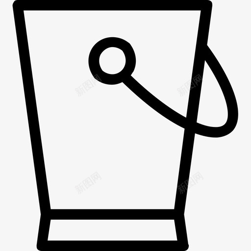 桶油漆桶水图标svg_新图网 https://ixintu.com 桶 水 水桶 油漆桶 科技线图标
