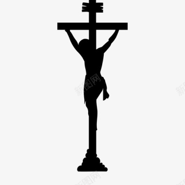 基督受难十字架复活节图标图标
