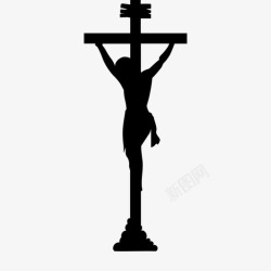 救恩基督受难十字架复活节图标高清图片