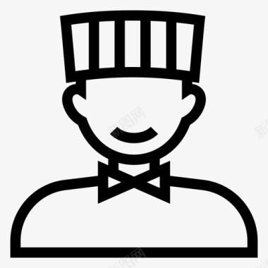 厨师头像男孩男人图标图标