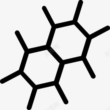 分子原子电子图标图标