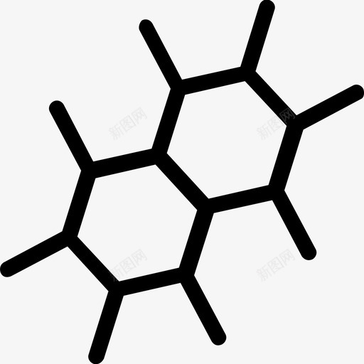 分子原子电子图标svg_新图网 https://ixintu.com 分子 原子 物理 电子 科学 科学和技术线图标