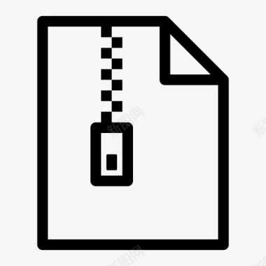 压缩文件数据备份文件类型图标图标
