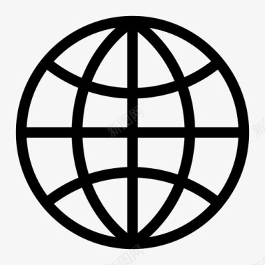 地球互联网学校地球图标图标