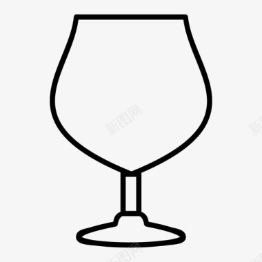 聚会用玻璃杯饮料玻璃杯图标图标