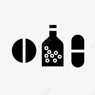 药品药片图标图标