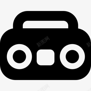 收音机磁带音乐全球用户界面图标图标
