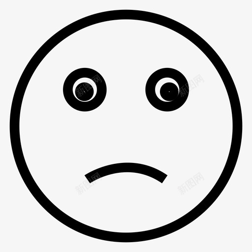 情感表情符号本质图标svg_新图网 https://ixintu.com 微笑 情感 情绪线图标 感觉 本质 脸 表情符号