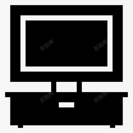 显示器液晶显示器电视图标svg_新图网 https://ixintu.com 显示器 液晶显示器 电视 购物电子商务符号图标