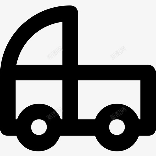 货物送货车物流配送图标svg_新图网 https://ixintu.com 物流配送 科技路线图标 船运 货物 货运卡车 送货车