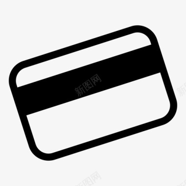 信用卡借记卡货币图标图标