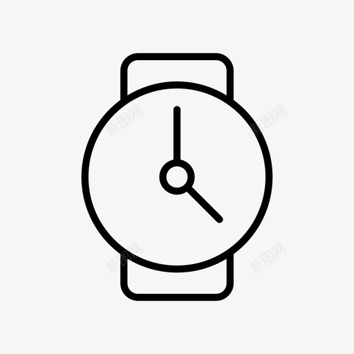 手表钟表时尚图标svg_新图网 https://ixintu.com 手表 时尚 时间 钟表
