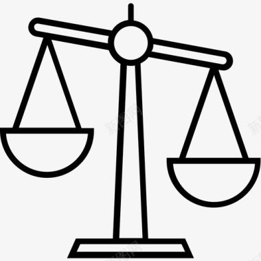 正义尺度平衡尺度法院图标图标