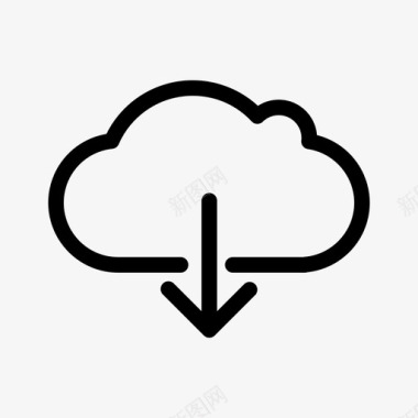 云安装网络和搜索引擎优化营销图标图标