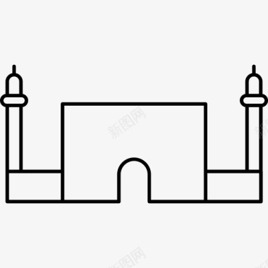 伊卡清真寺纪念碑纪念碑3图标图标