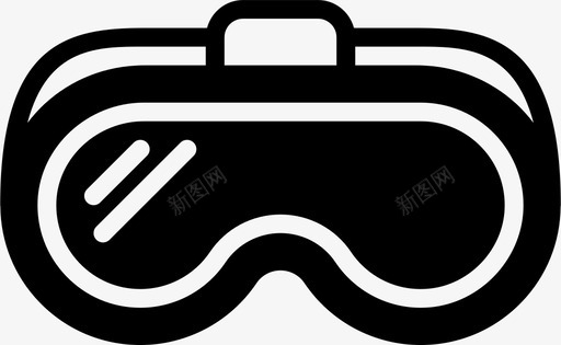 潜水眼镜游戏运动图标图标