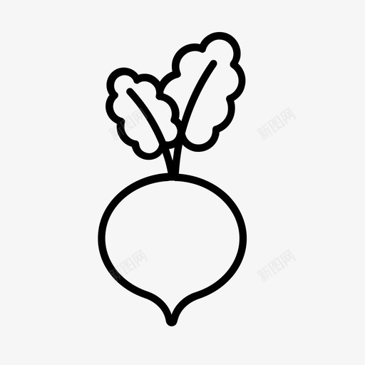 萝卜甜菜根农场图标svg_新图网 https://ixintu.com 农场 收获 甜菜根 萝卜 蔬菜