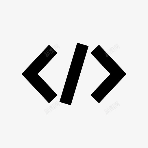 代码材料图标svg_新图网 https://ixintu.com 代码 材料