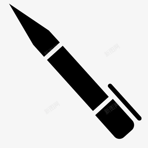 钢笔签名创作图标svg_新图网 https://ixintu.com 创作 签名 素描 设计 钢笔