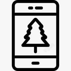 圣诞程序圣诞应用程序应用程序手机图标高清图片