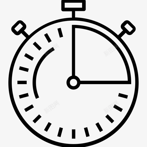 速度优化倒计时秒表图标svg_新图网 https://ixintu.com 1400网页和搜索引擎优化平面线图标 倒计时 秒表 计时器 速度优化