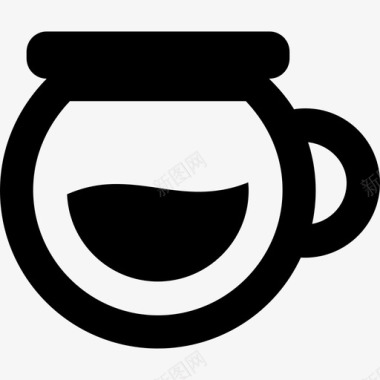 咖啡壶网络酒店图标图标