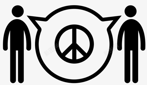 团体和平协议决定图标图标