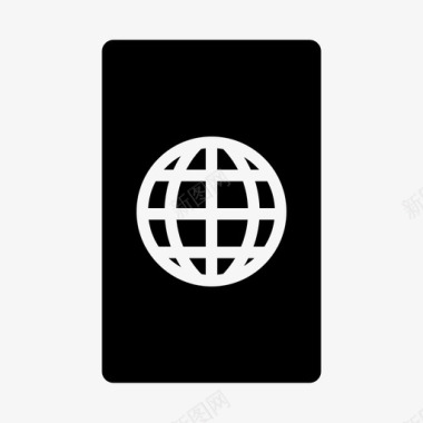 护照证件旅游图标图标