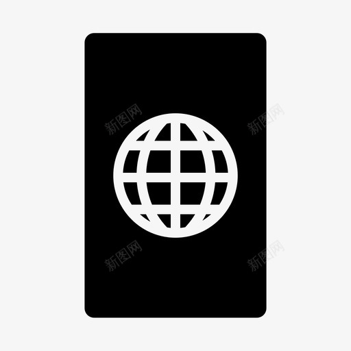 护照证件旅游图标svg_新图网 https://ixintu.com 护照 旅游 旅行 旅行证 物品 证件