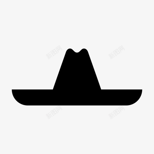 采购产品罩衫帽子头饰图标svg_新图网 https://ixintu.com 墨西哥 墨西哥帽子 头饰 帽子 配件和衣服 采购产品罩衫