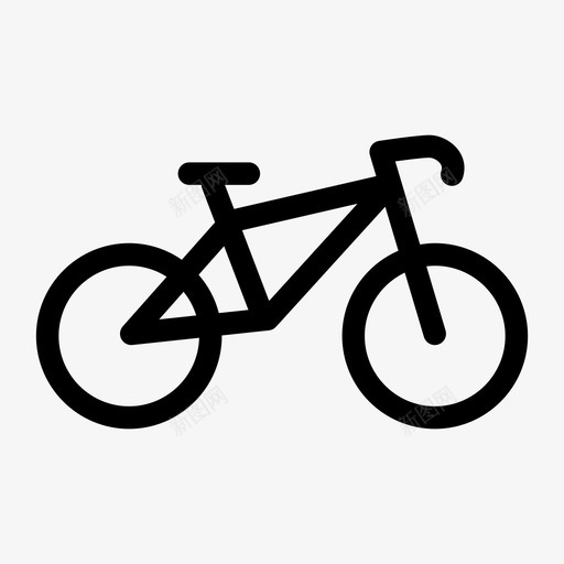 自行车山地车运动图标svg_新图网 https://ixintu.com 交通 山地车 自行车 运动
