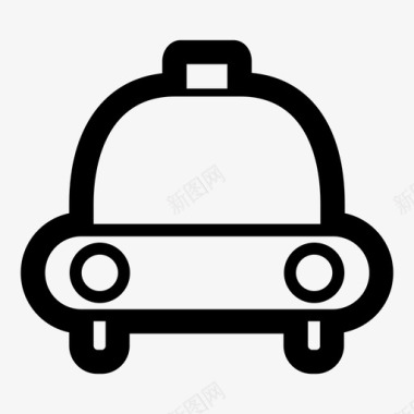 出租车交通工具车辆图标图标