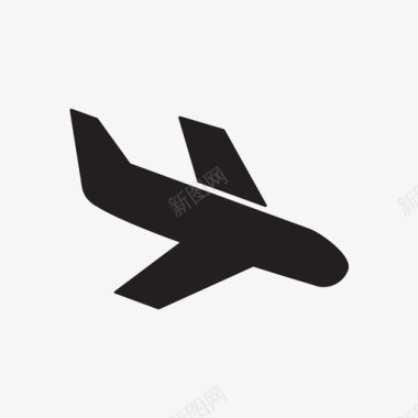 降落飞机机场飞行图标图标