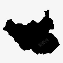 南苏丹南苏丹非洲国家图标高清图片