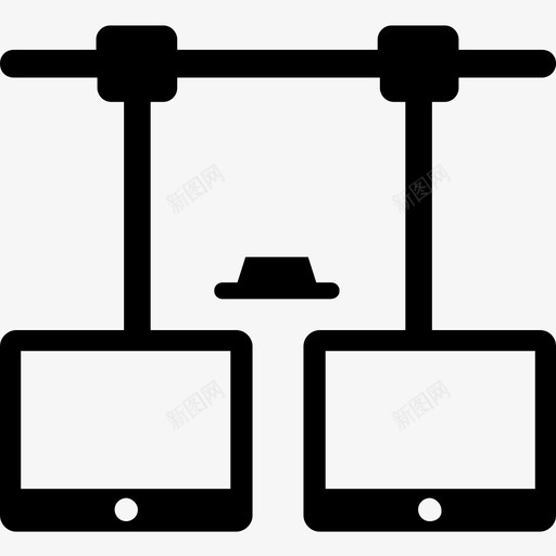 客户端服务器internet共享监视器图标svg_新图网 https://ixintu.com internet共享 共享网络 客户端服务器 监视器 网络 网络和通信实心图标