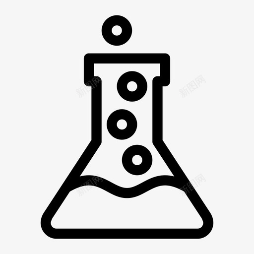 锥形烧瓶化学实验图标svg_新图网 https://ixintu.com 化学 实验 工具 玻璃器皿 试管 锥形烧瓶